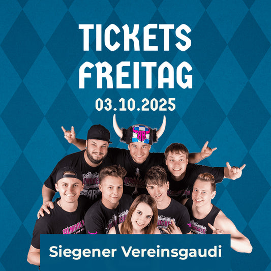 16. Siegener Oktoberfest - Tickets Freitag 03.10.2025